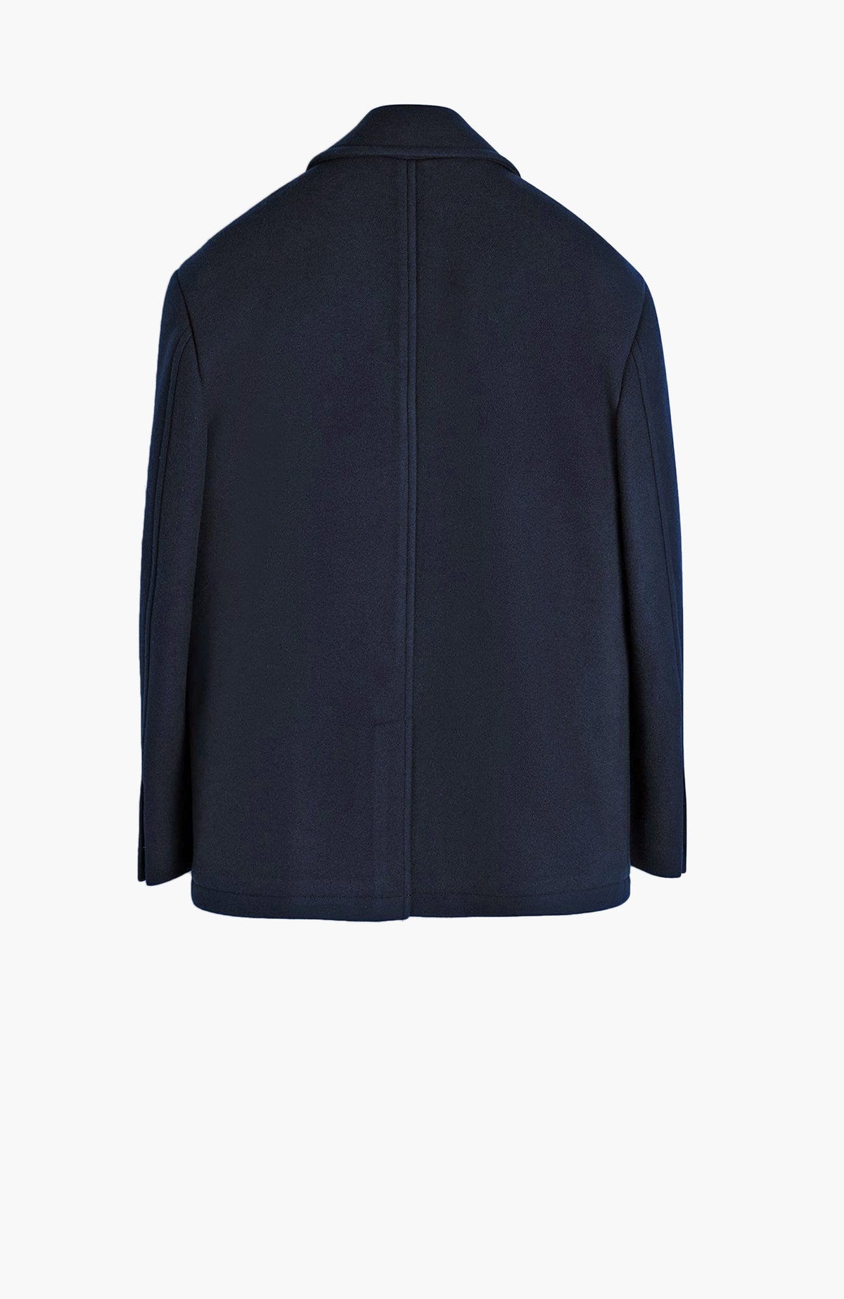 Carrara Navy Wool & Cashmere Peacoat - MENS - Cardinal of Canada-CA - Carrara Navy Wool & Cashmere Peacoat