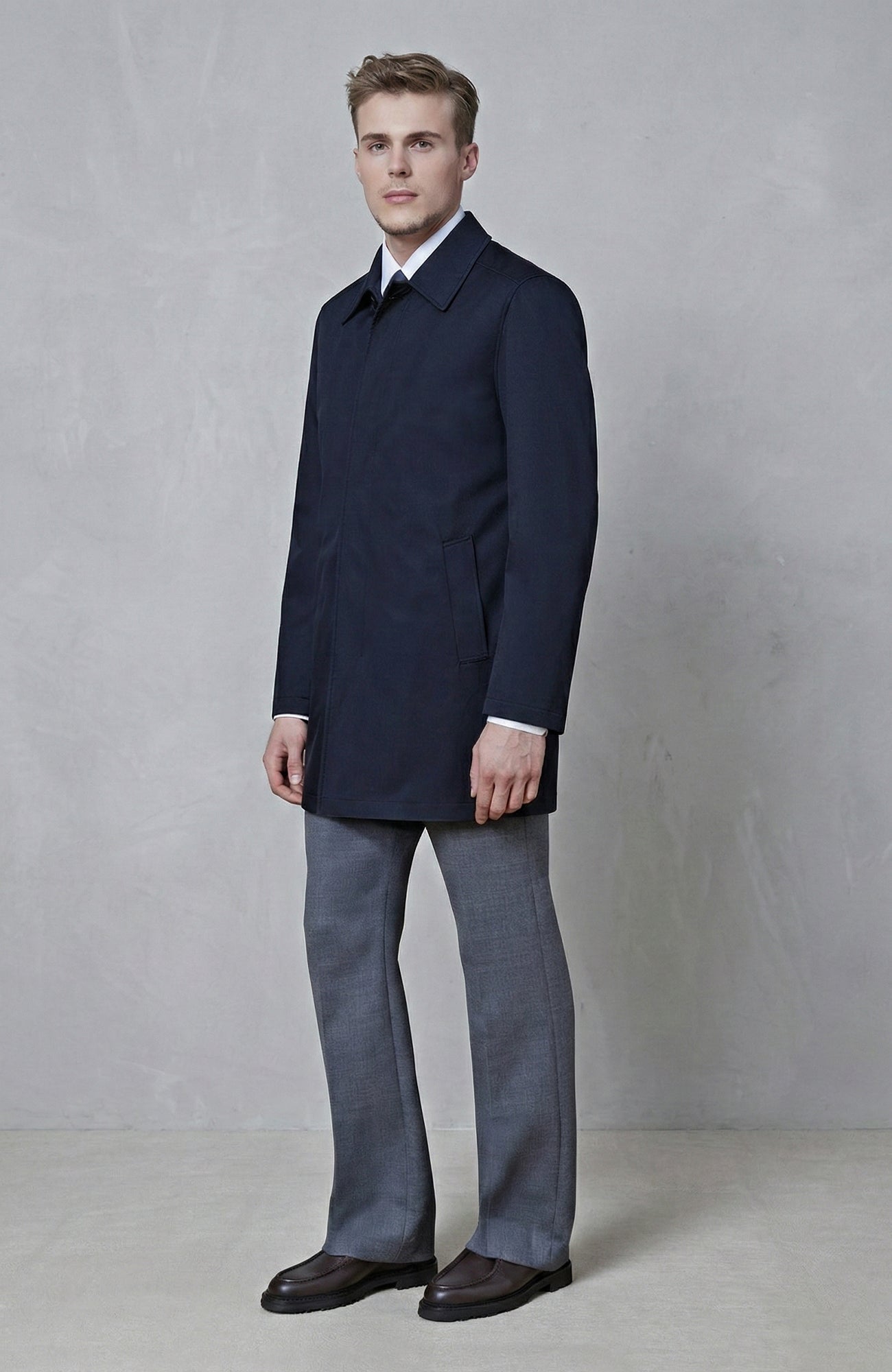 McCord II Dark Navy Raincoat With Primaloft Lining - Cardinal of Canada - CA - McCord II Dark Navy Raincoat With Primaloft Lining