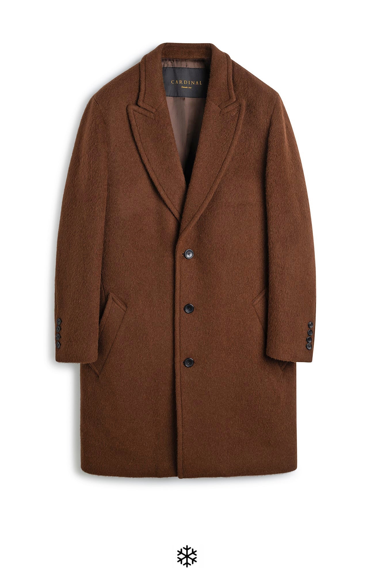 MERCURY WOOL AND ALPACA BLEND TOPCOAT - MENS - Cardinal of Canada - CA - MERCURY WOOL AND ALPACA BLEND TOPCOAT