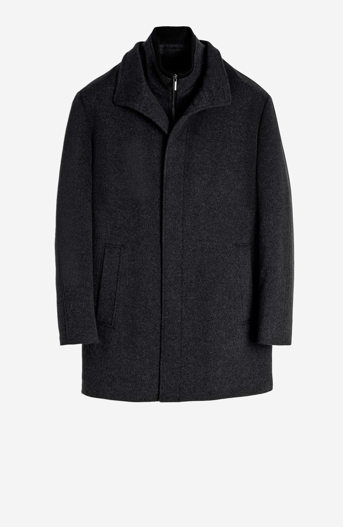 Mont - Royal Black Wool & Cashmere Car Coat - Cardinal of Canada - CA - Mont - Royal Black Wool & Cashmere Car Coat