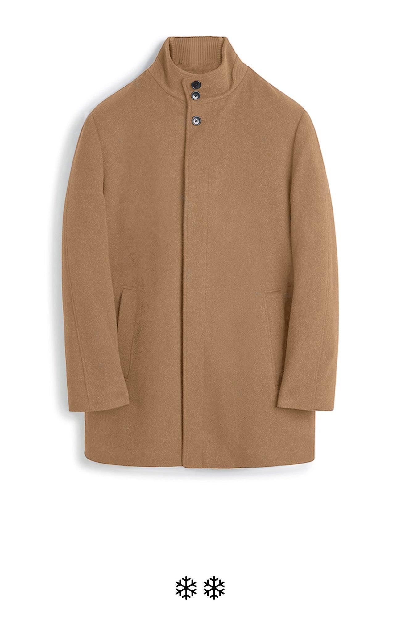 Mont-Royal Wool & Cashmere Car coat In Vicuna