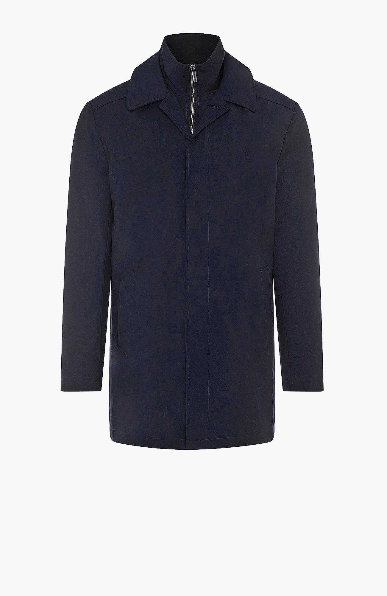 Samson Navy Wool City Coat - MENS - Cardinal of Canada-CA - Samson Navy Wool City Coat
