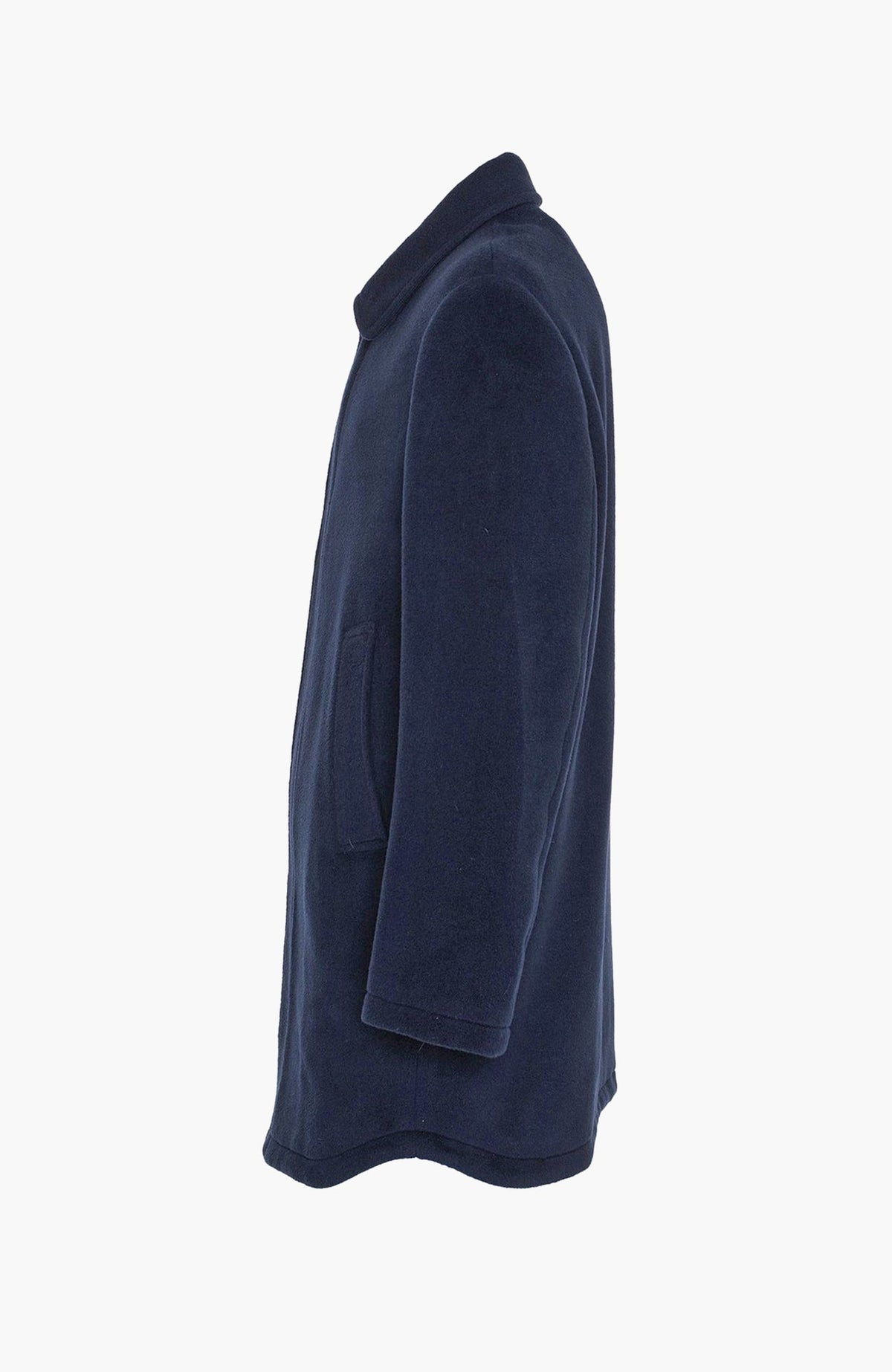 Soda Navy Wool Topcoat - MENS - Cardinal of Canada-CA - Soda Navy Wool Topcoat