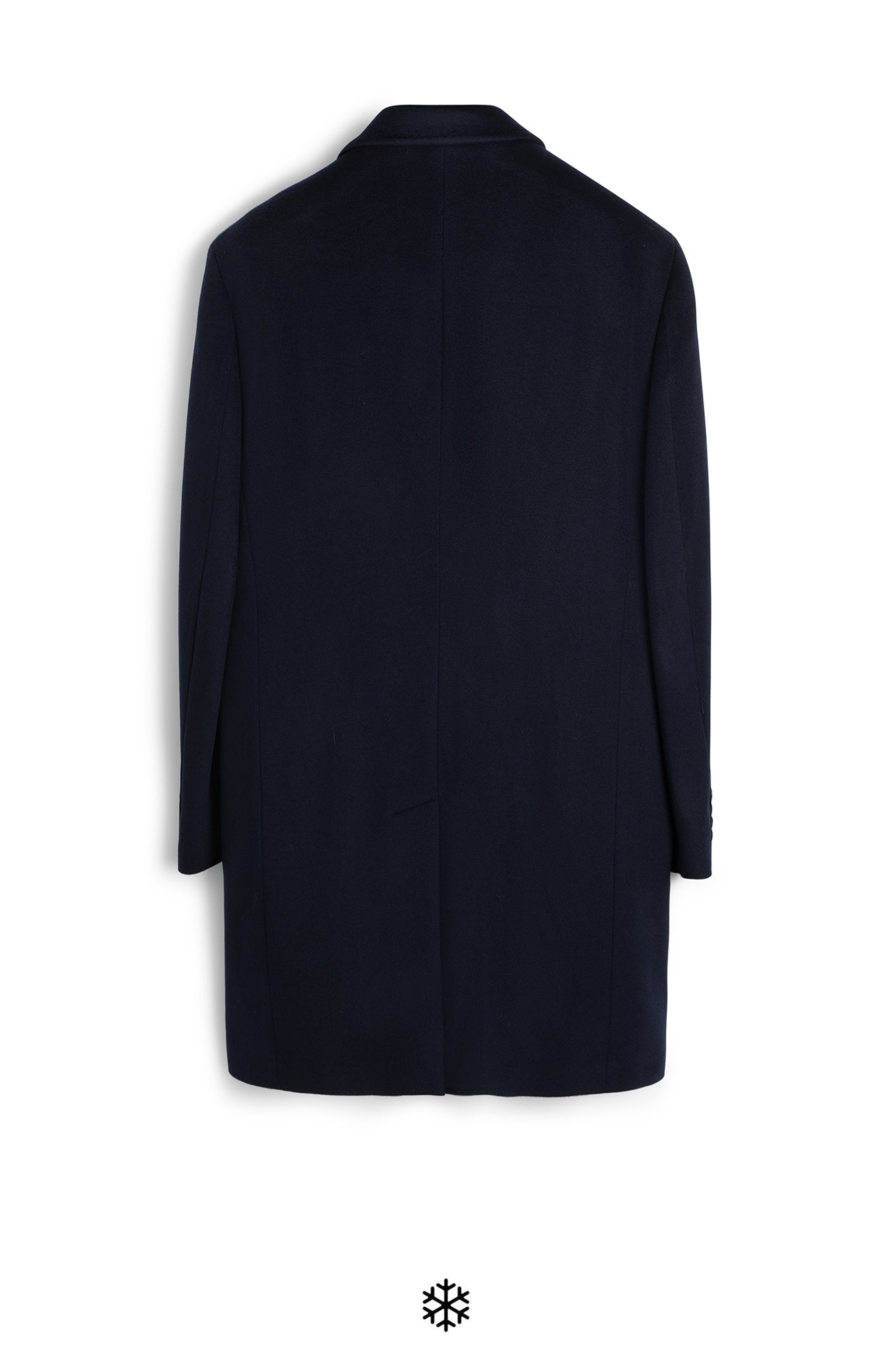 ST-PIERRE NAVY CASHMERE OVERCOAT - Dress - Cardinal of Canada-CA - ST-PIERRE NAVY CASHMERE OVERCOAT 38 inch length