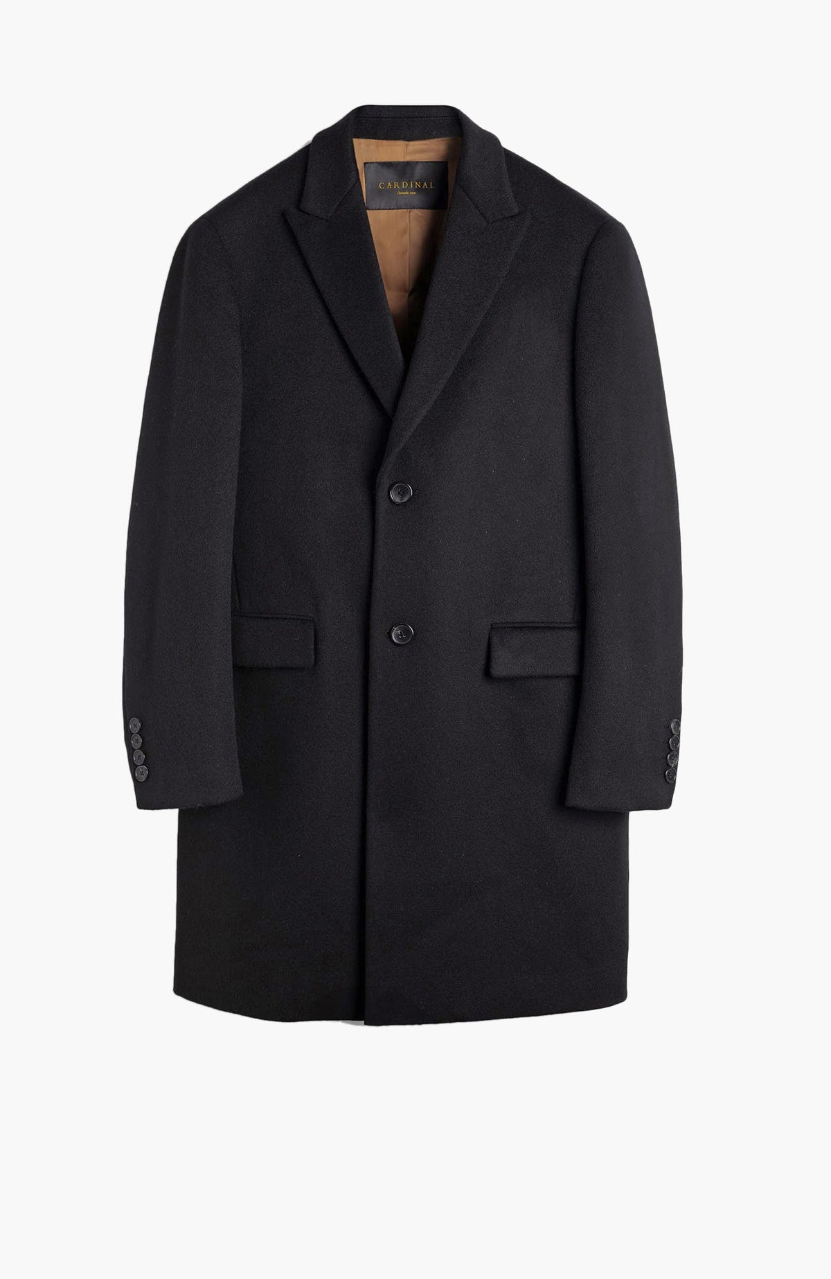 Sutton Black Wool Topcoat - Dress - Cardinal of Canada-CA - Sutton Black Wool Topcoat