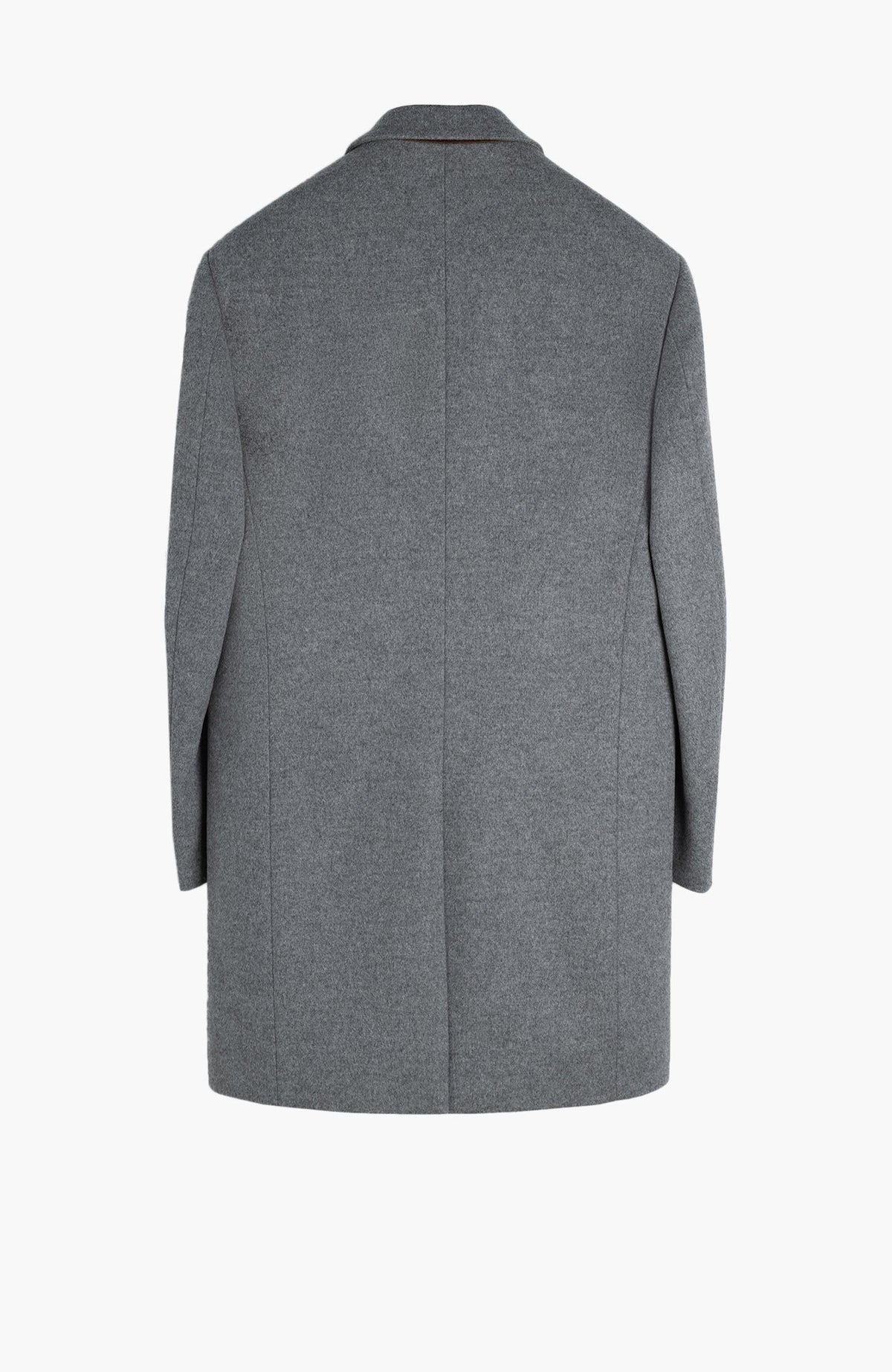 Sutton Light Grey Wool Topcoat - Cardinal of Canada-CA - Sutton Light Grey Wool Topcoat