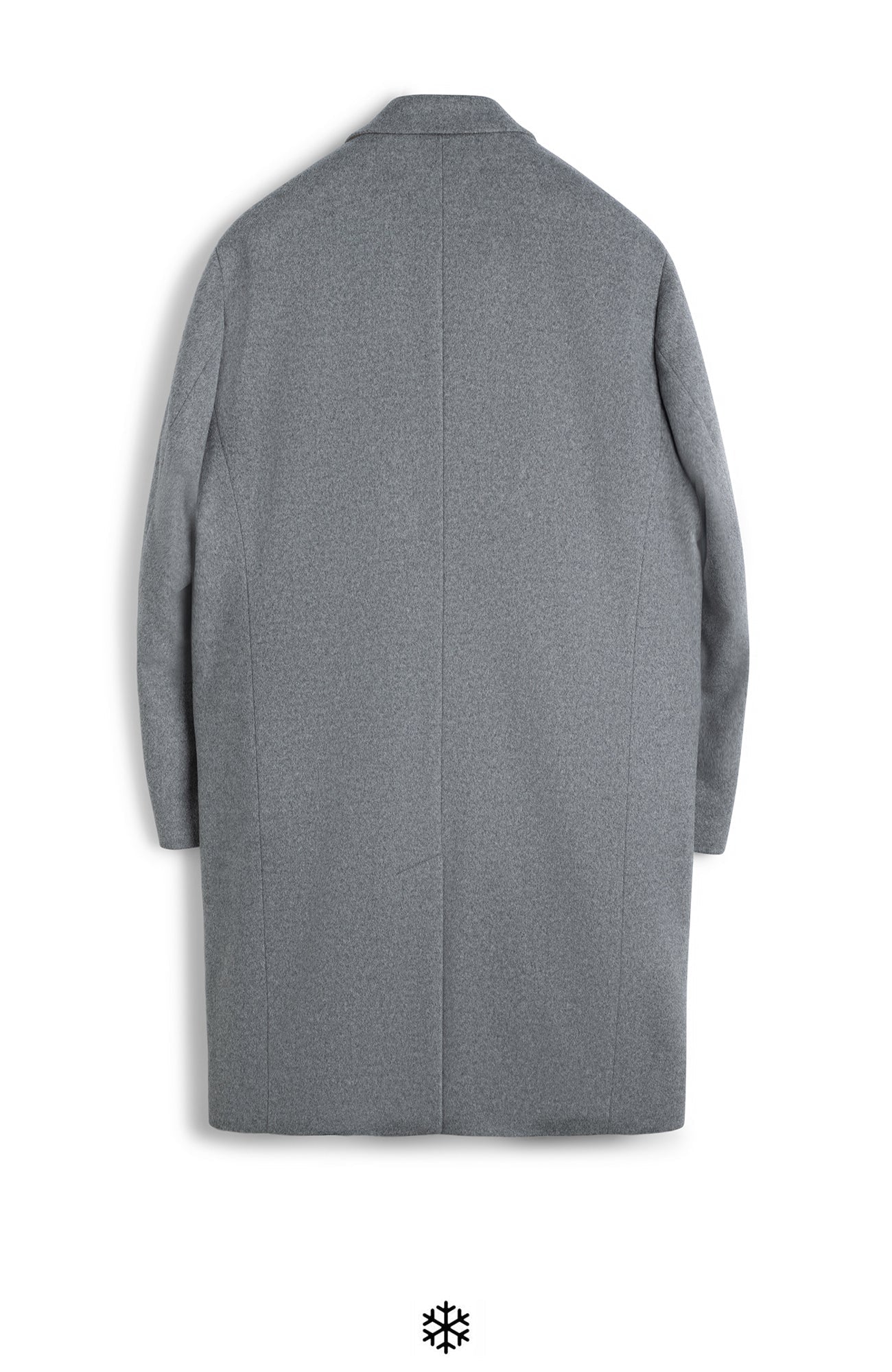 THOMAS WOOL & CASHMERE GREY OVERCOAT - MENS - Cardinal of Canada-CA - THOMAS WOOL & CASHMERE GREY OVERCOAT