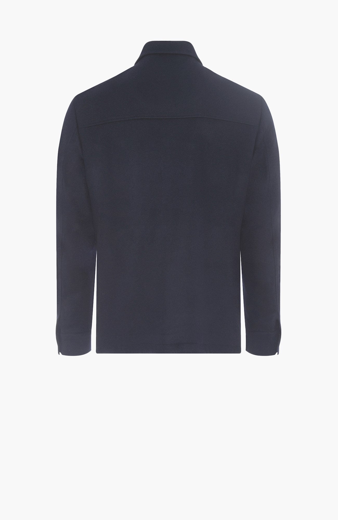 Bryce Navy Cashmere Shirt Jacket - MENS - Cardinal of Canada-CA - Bryce Navy Cashmere Shirt Jacket