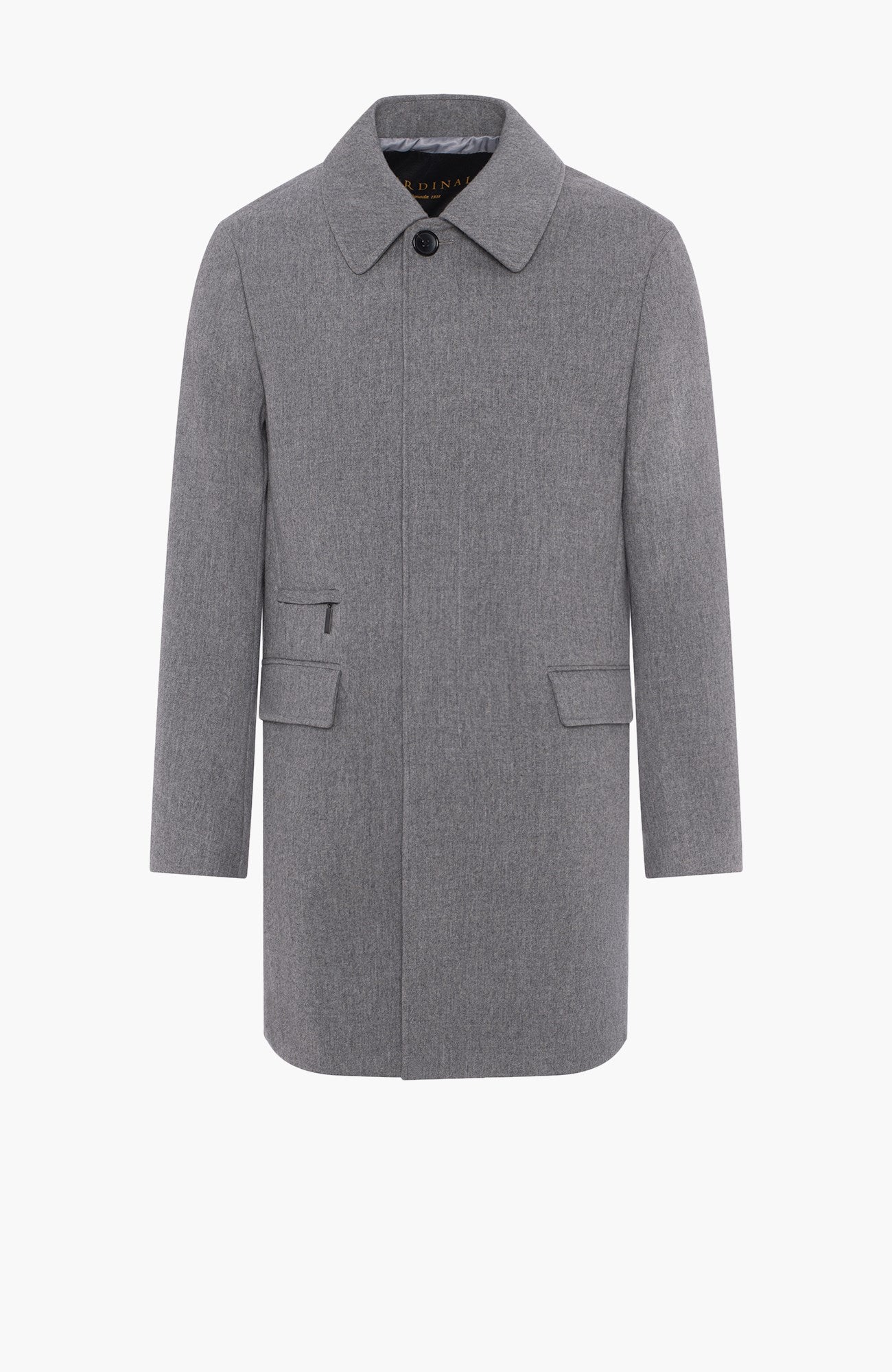 Limited Edition: Sinatra Grey Wool & Cashmere Topcoat