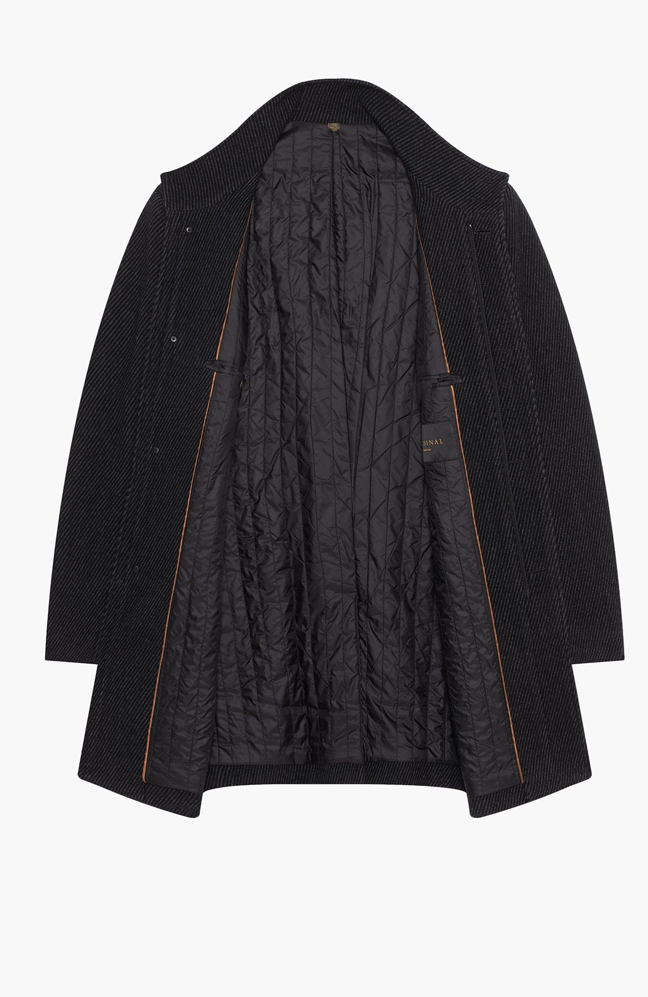 Limited Edition: Sean Black Wool & Cashmere City Coat