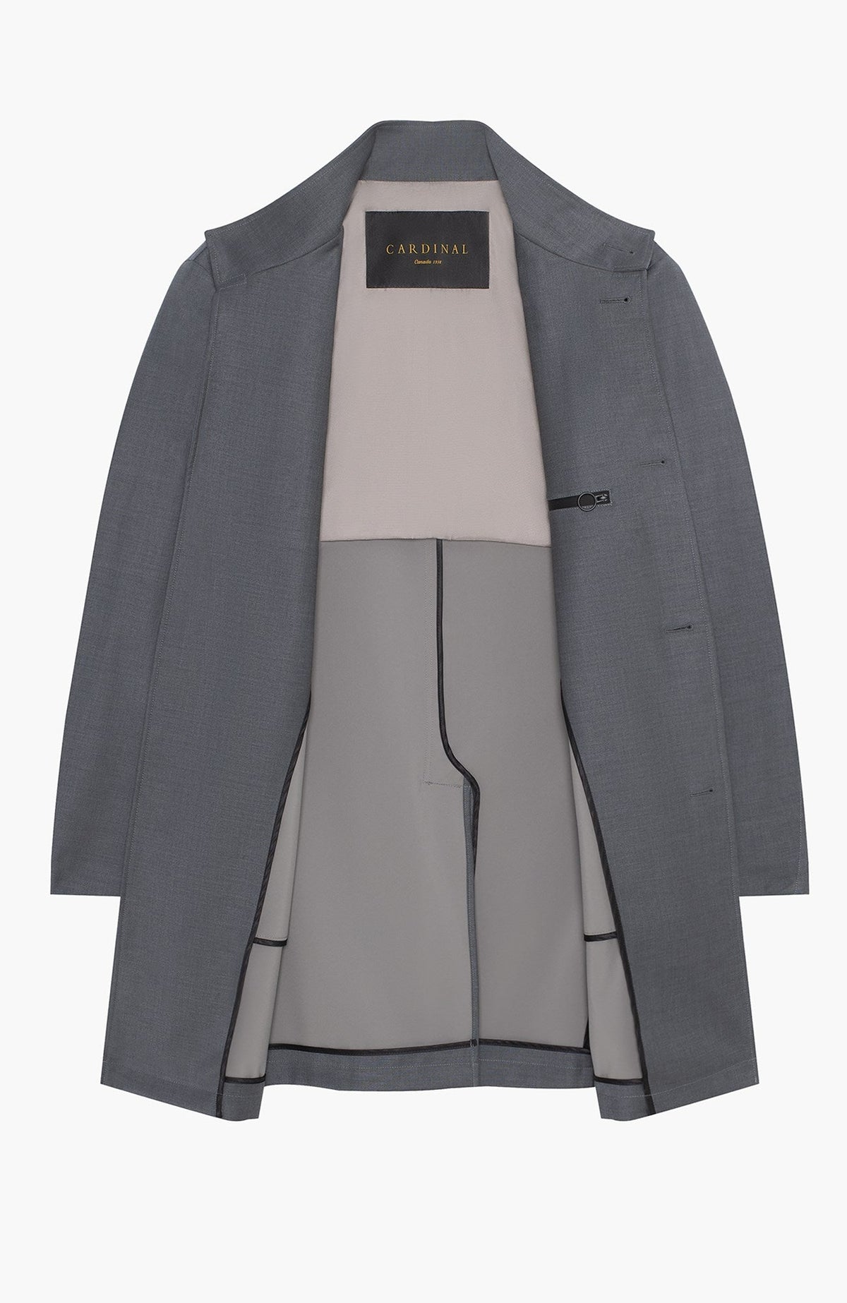 Limited Edition: Tanner Grey Topcoat - MENS - Cardinal of Canada-CA - Limited Edition: Tanner Grey Topcoat