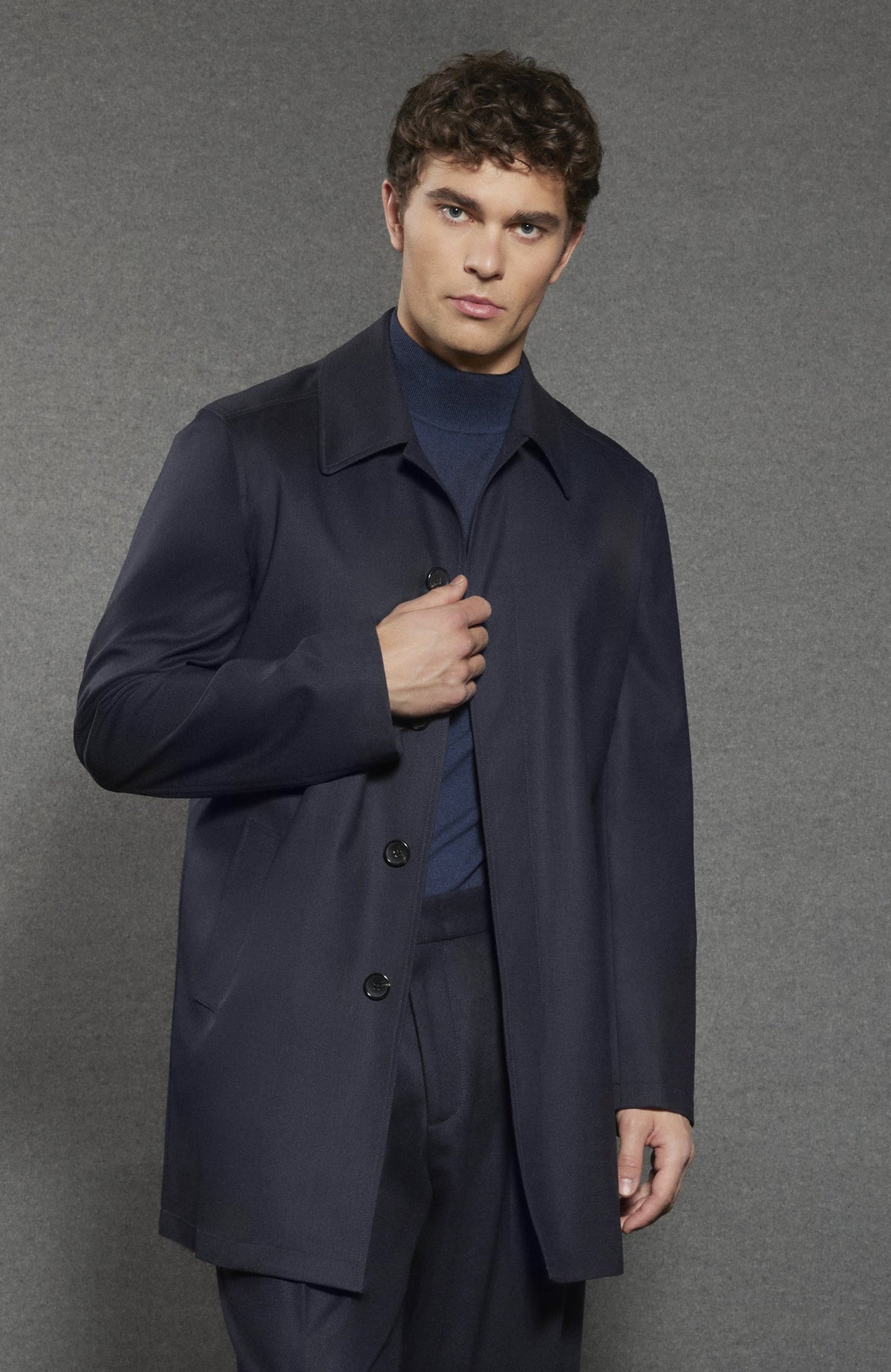 McCord Fancy Navy twill Raincoat - MENS - Cardinal of Canada-CA - McCord Fancy Navy twill Raincoat