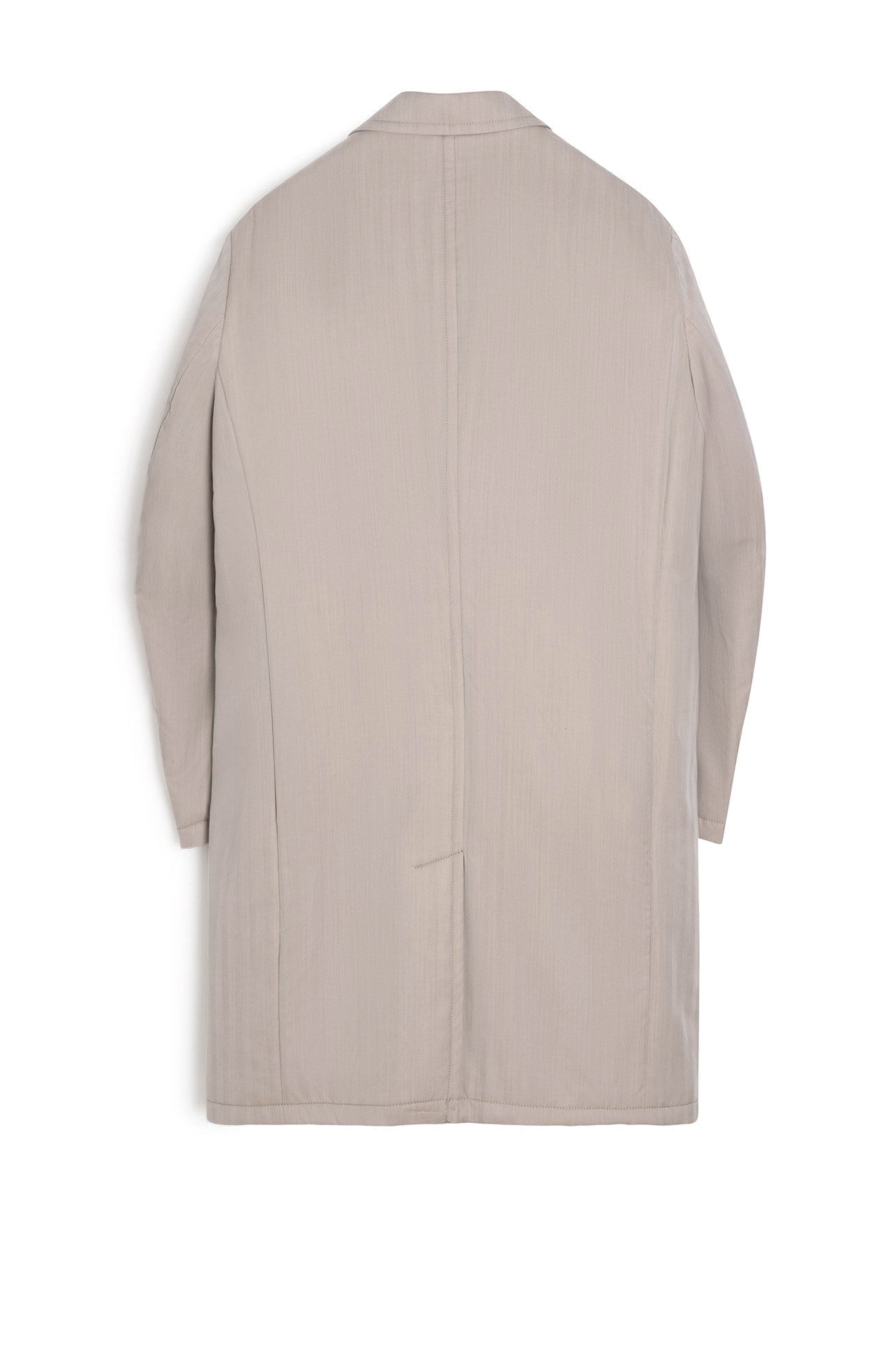 Mercury Stone Herringbone Silk and Wool Topcoat - MENS - Cardinal of Canada - CA - Mercury Stone Herringbone Silk and Wool Topcoat