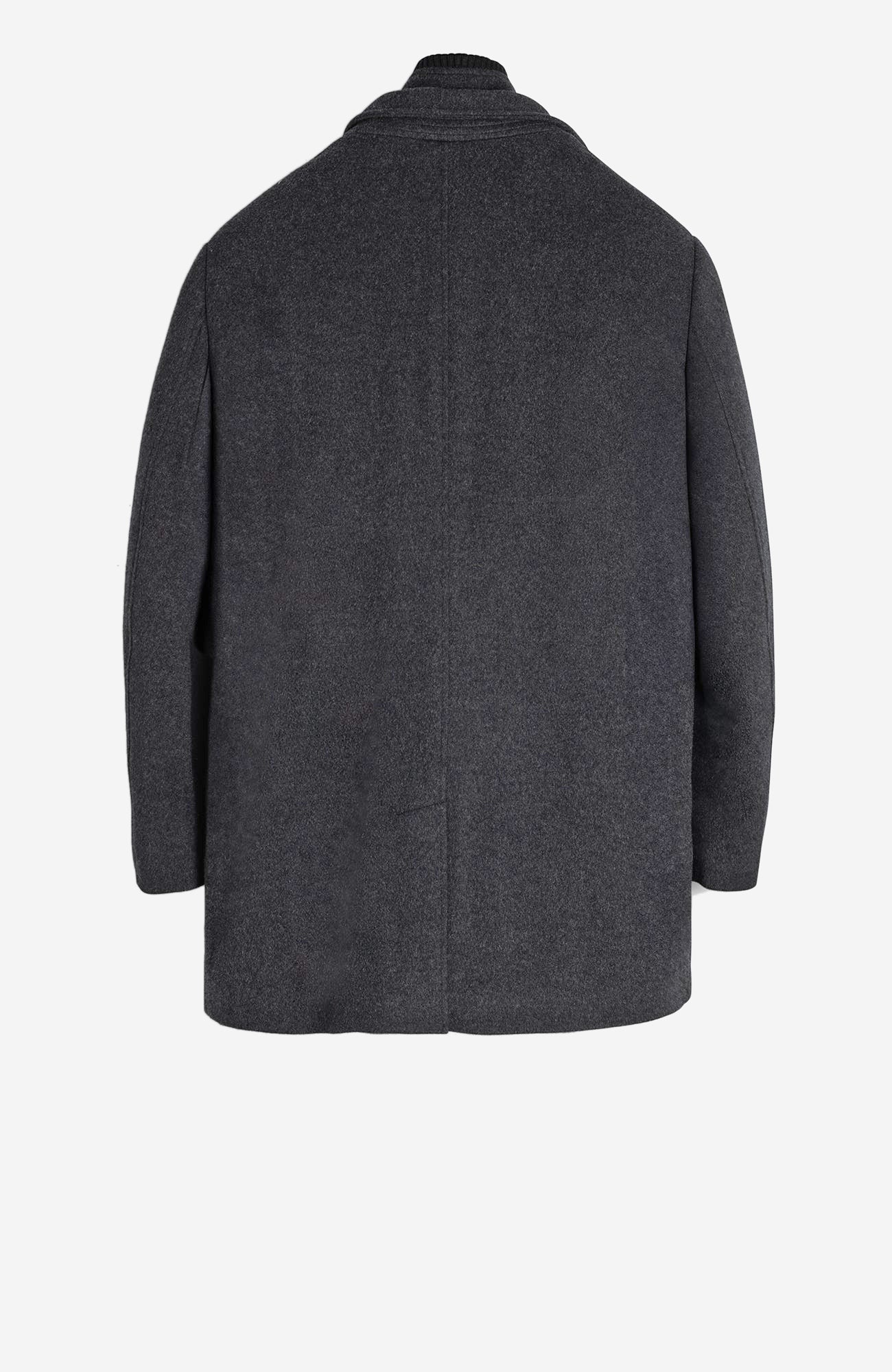 Mont - Royal Charcoal Wool & Cashmere Car Coat - Cardinal of Canada - CA - Mont - Royal Charcoal Wool & Cashmere Car Coat