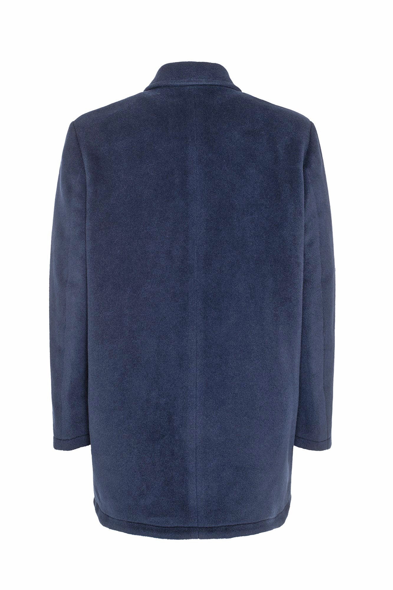SODA NAVY WOOL TOPCOAT