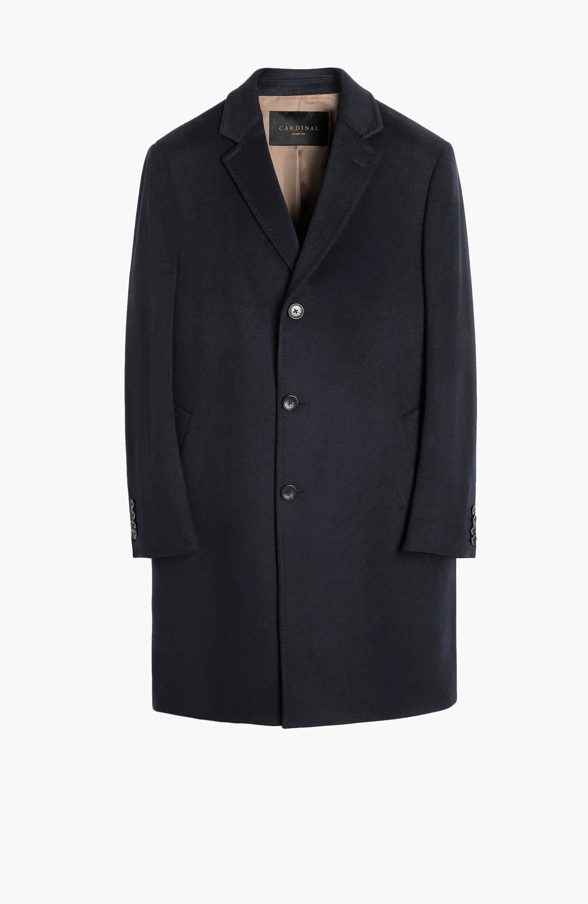St-Pierre Black Cashmere Topcoat - Dress - Cardinal of Canada-CA - St-Pierre Black Cashmere Topcoat