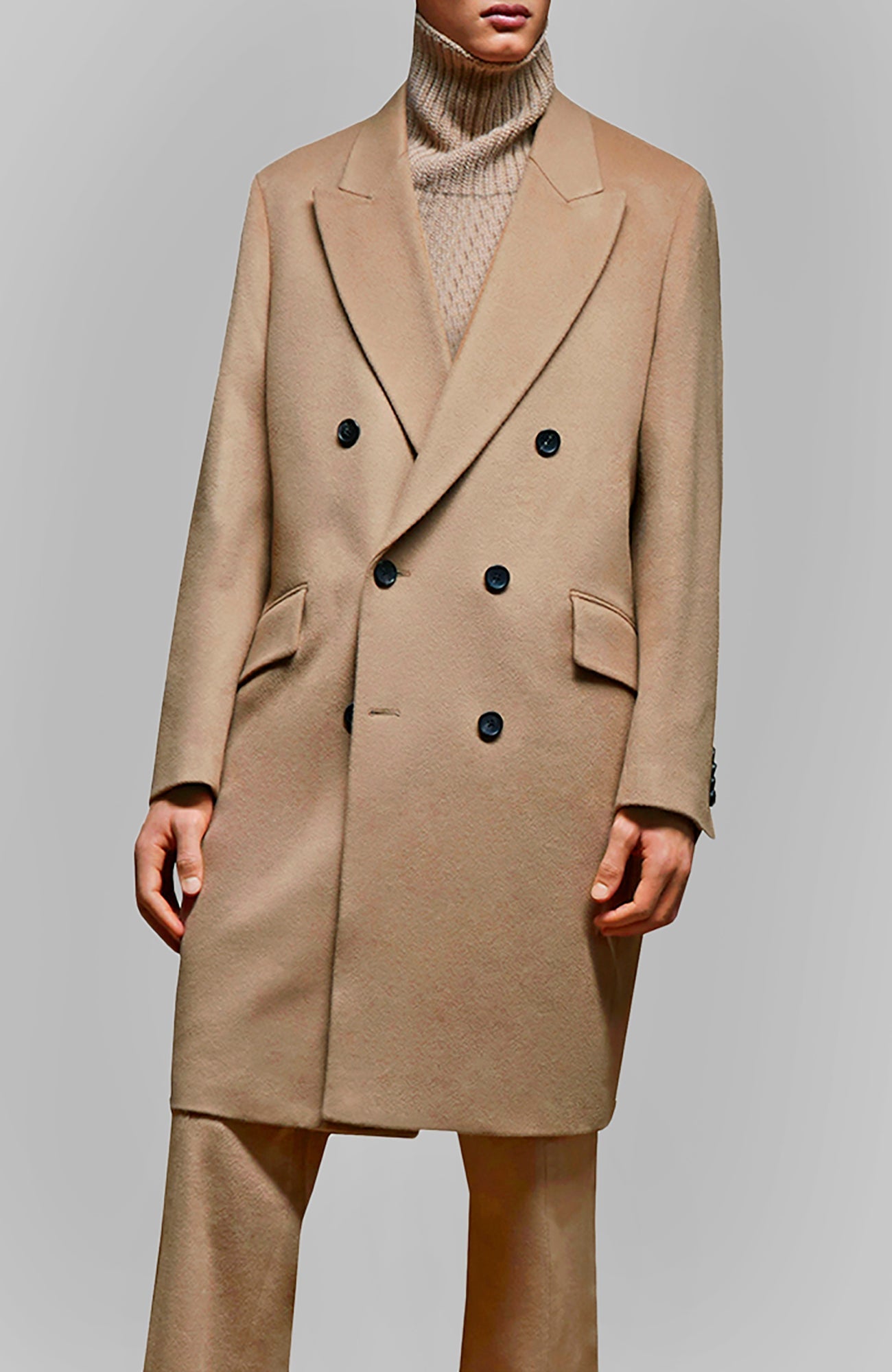 THOMAS WOOL & CASHMERE CAMEL OVERCOAT - Cardinal of Canada - CA - THOMAS WOOL & CASHMERE CAMEL OVERCOAT