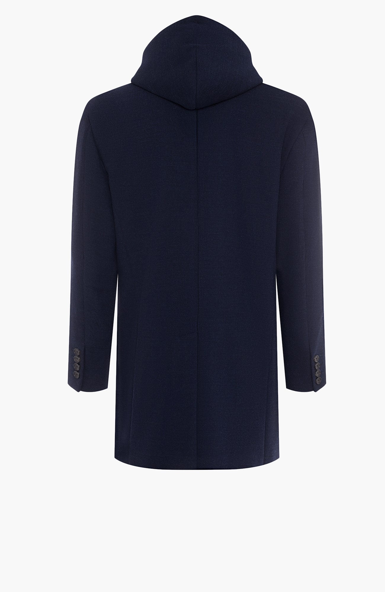 Tyson Navy Wool & Cashmere Topcoat - MENS - Cardinal of Canada-CA - Tyson Navy Wool & Cashmere Topcoat