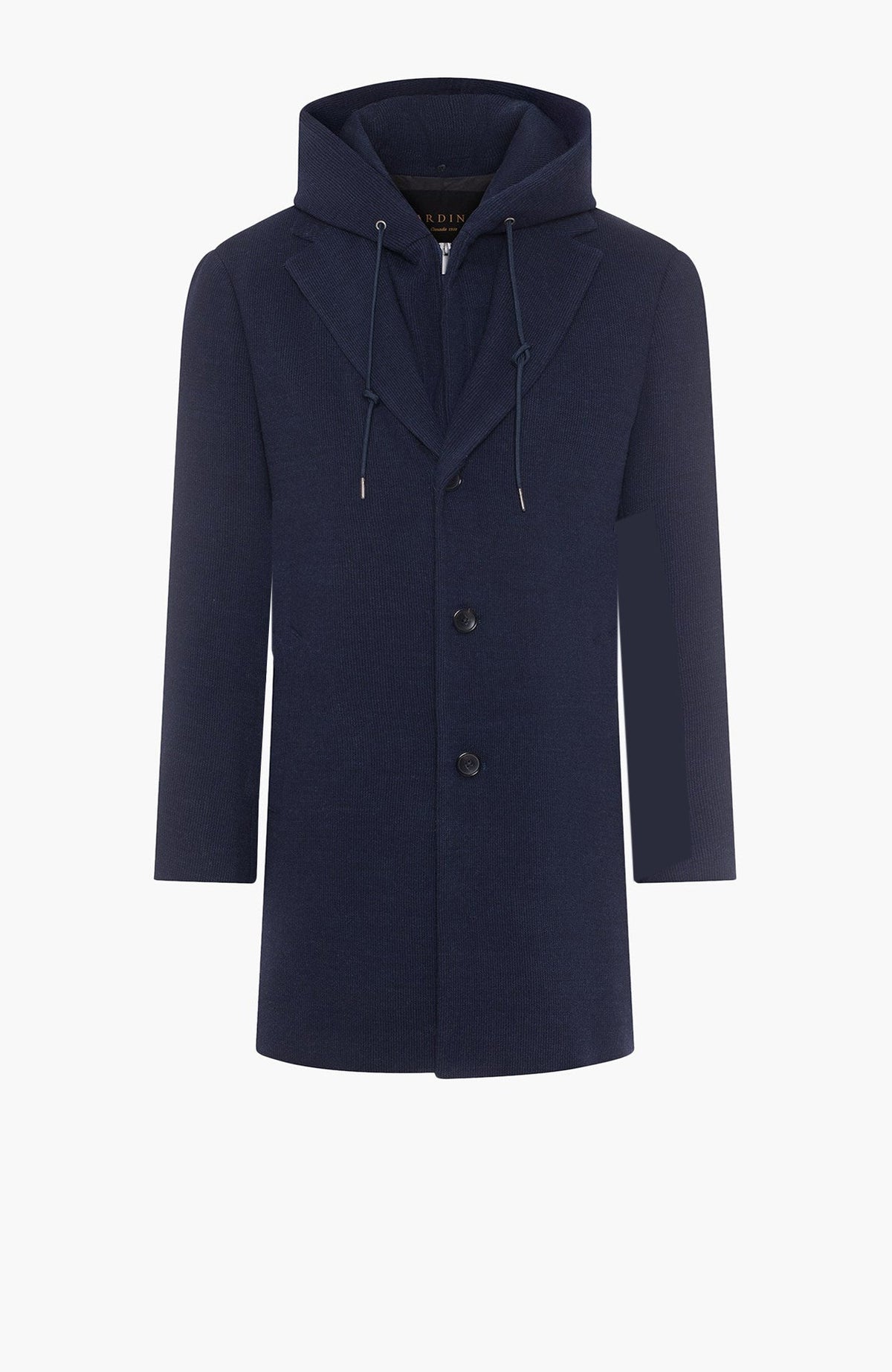 Tyson Navy Wool & Cashmere Topcoat - MENS - Cardinal of Canada-CA - Tyson Navy Wool & Cashmere Topcoat