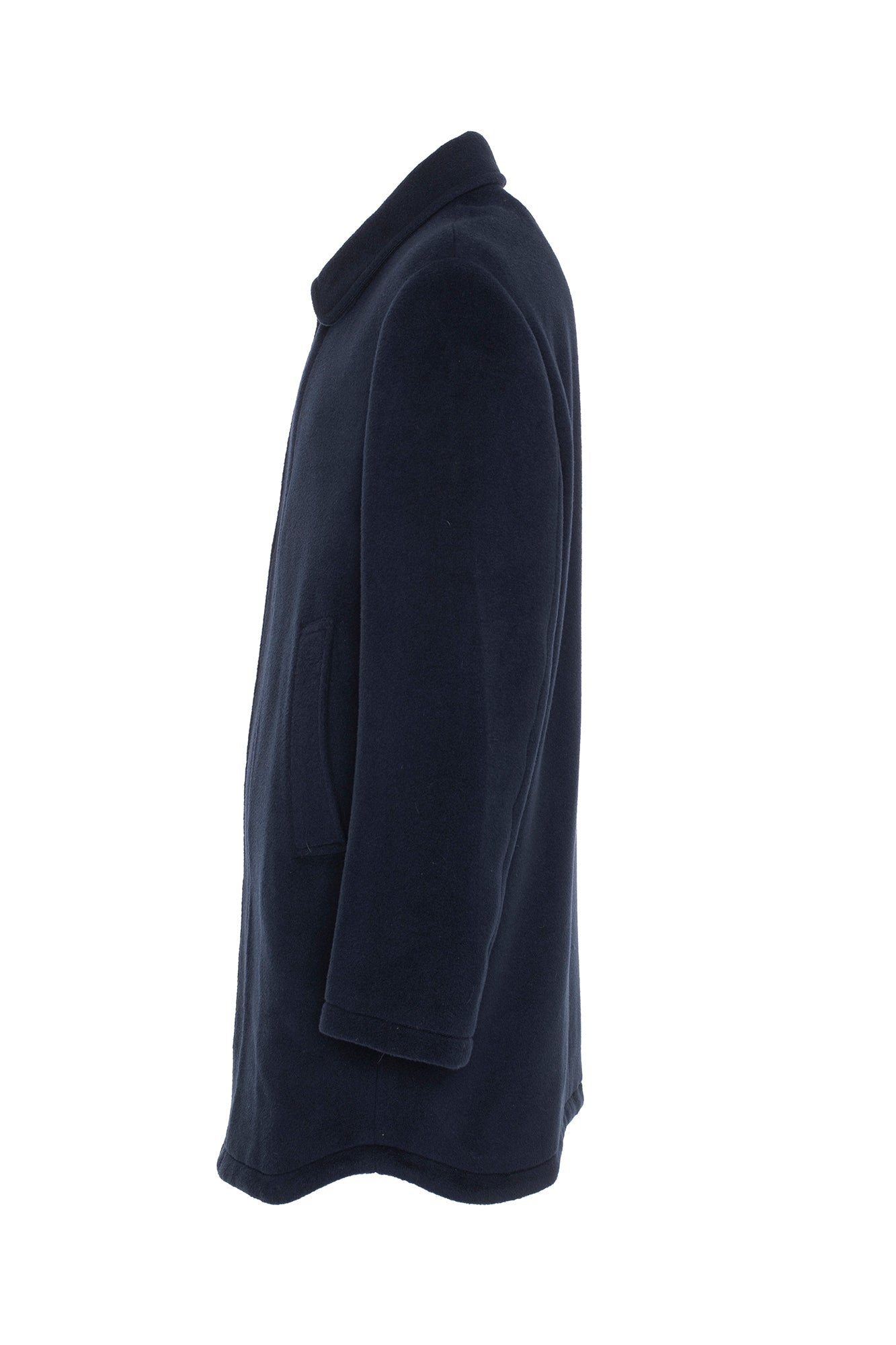 SODA NAVY WOOL TOPCOAT - MENS - Cardinal of Canada-CA - Soda - navy wool topcoat 36 inch length